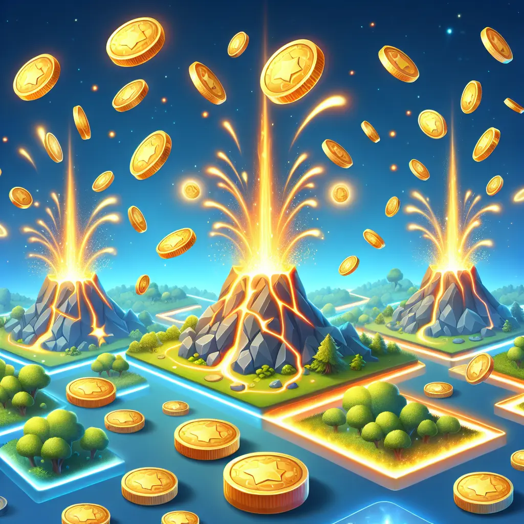3 Coin Volcanoes slot game